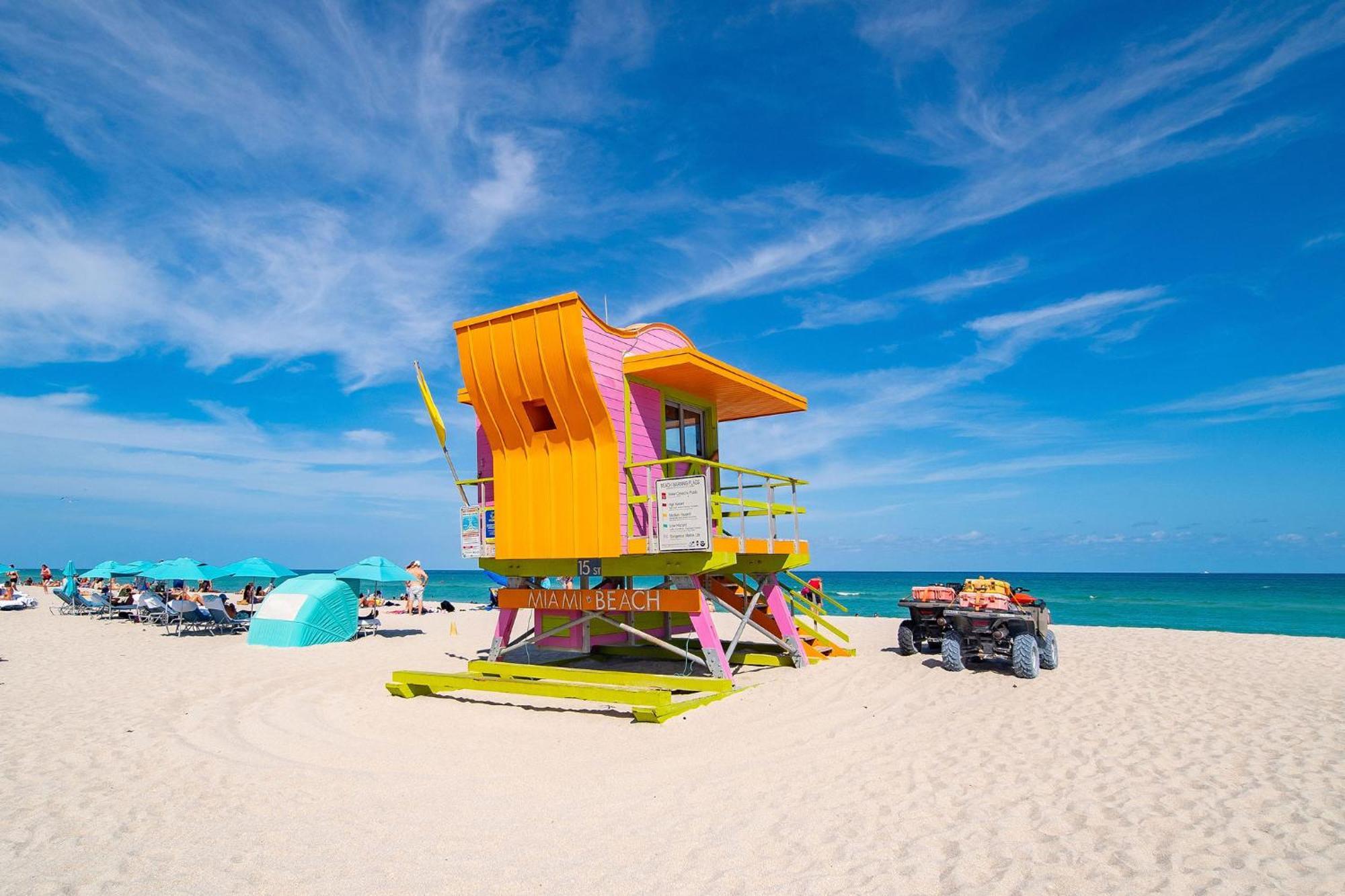 Chic Large Studio Apt Near Ocean Drive South Beach Miami Beach Exterior photo