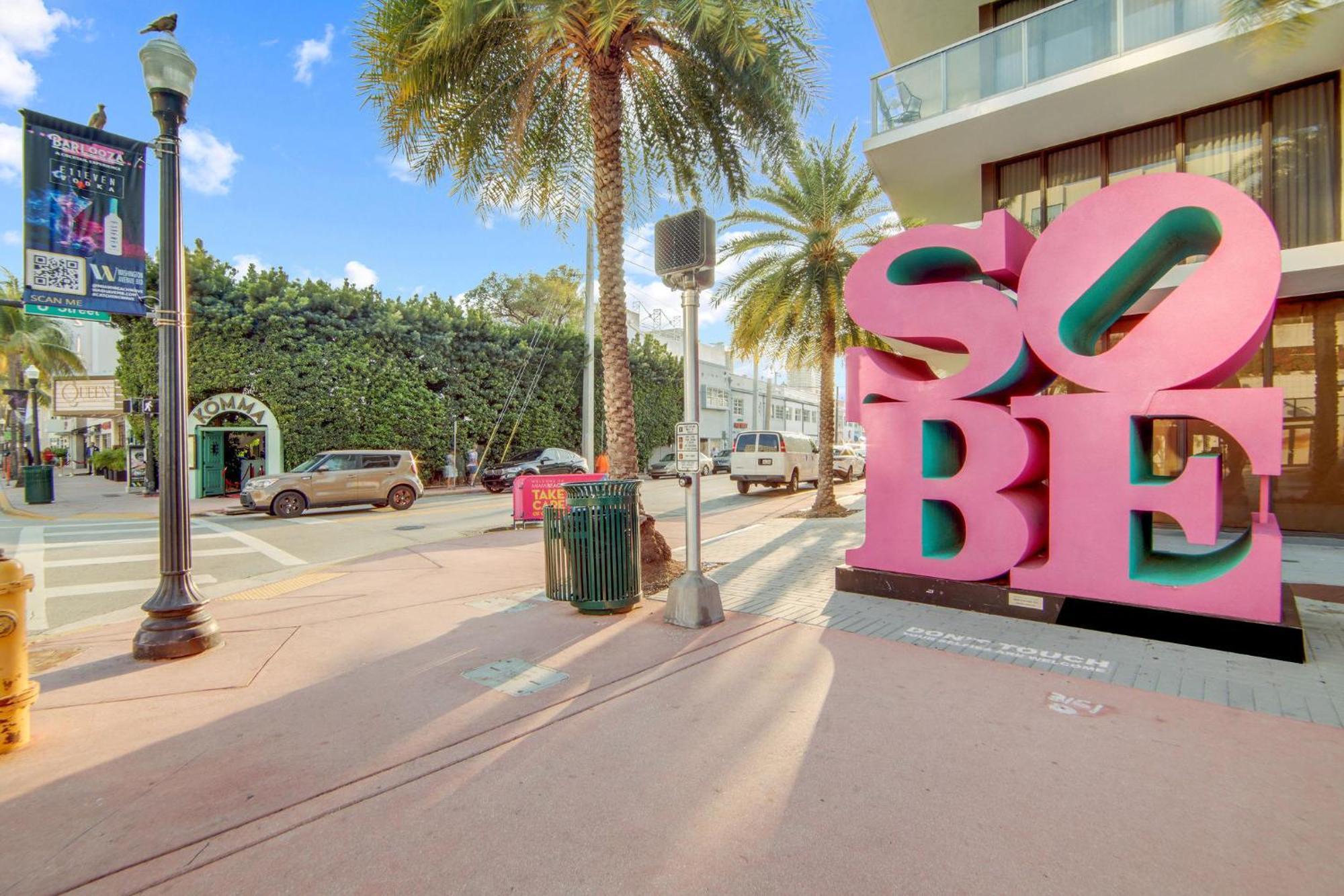 Chic Large Studio Apt Near Ocean Drive South Beach Miami Beach Exterior photo